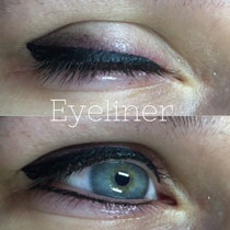 permanente eyeliner op ogen